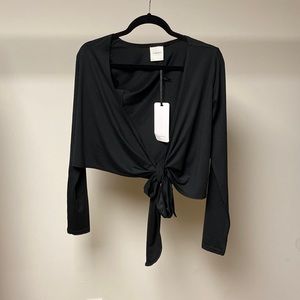 Varley Carolyn long sleeve t-shirt black